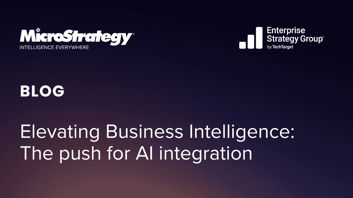 Video: Elevating Business Intelligence: The push for AI integration