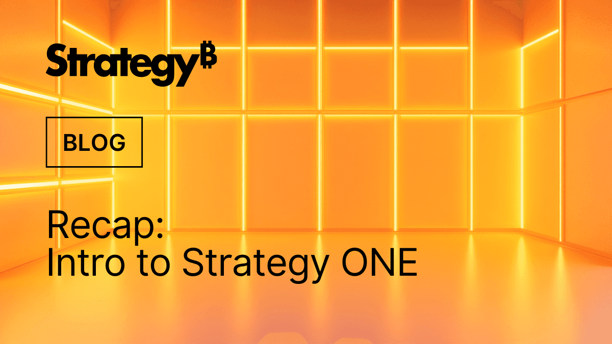 Video: Intelligent Analytics with MicroStrategy ONE